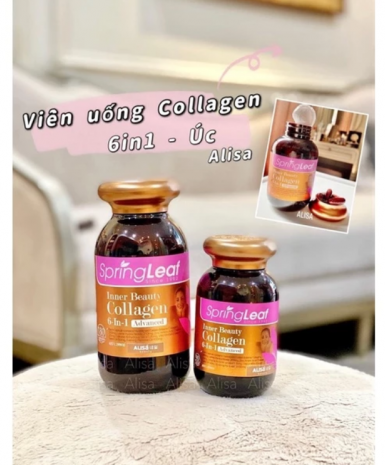 Viên uống COLLAGEN 6 IN 1 SPRING LEAF 180 viên của Úc - ALISA