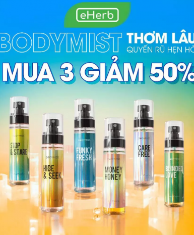 [GIẢM 50%] Combo 3 chai Body Mist Unisex Hẹn Hò Xịt Thơm Toàn Thân Nước Hoa Nam Nữ BODYMISS 30ml (Chai)