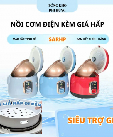 (Bảo hành 1 năm) Nồi cơm điện SHAHP dung tích 2L