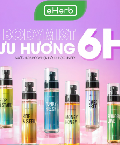 Body Mist Unisex Hẹn Hò Xịt Thơm Toàn Thân Nước Hoa Nam Nữ BODYMISS 30ml (Chai)