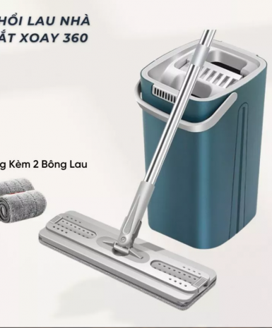 Cây Lau Nhà Tự Vắt Thông Minh Xoay 360 Độ Cao Cấp Dễ Dàng Sử Dụng [ Tặng Kèm 2 Bông Lau] MẪU 2024